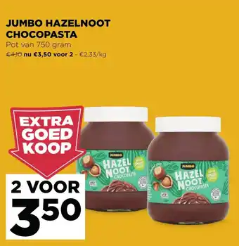 Jumbo HazelNoot Chocopasta, Pot van 750 gram