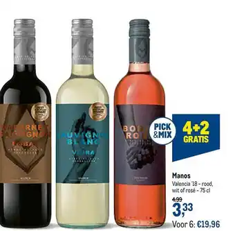 Makro Manos Valecia '18 4+2 Gratis aanbieding