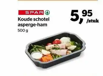 Koude Schotel Asperge-ham 500g
