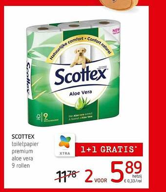 Spar Colruyt Scottex Toiletpapier aanbieding