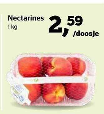 Spar Nectarines 1 kg aanbieding