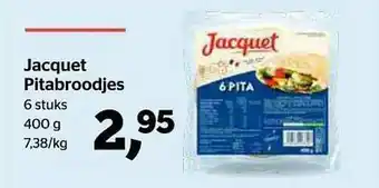 Spar Jacquet Pitabroodjes 400g aanbieding