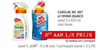 Spar Colruyt Carolin, Wc Net aanbieding
