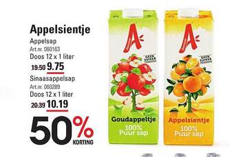 Sligro Appelsientje aanbieding