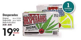 Sligro Desperados aanbieding