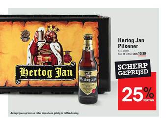 Sligro Hertog jan pilsener aanbieding
