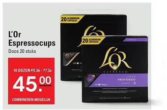 L'or espressocups
