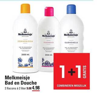 Sligro Melkmeisje bad en douche aanbieding