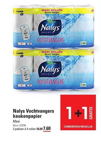 Nalys vochtvangers keukenpapier
