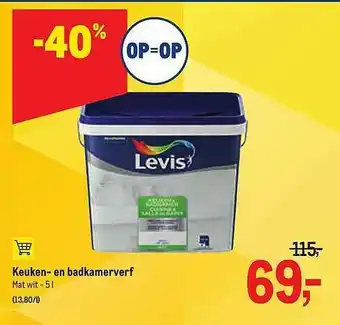 Makro Keuken- En Badkamerverf Levis aanbieding
