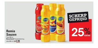 Sligro Remia sauzen aanbieding
