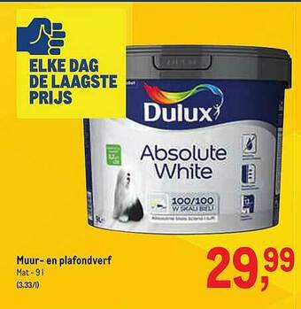 Makro Muur- En Plafondverf aanbieding