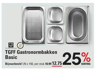 Tgff gastronormbakken basic
