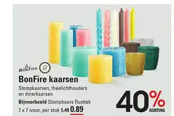Bonfire kaarsen