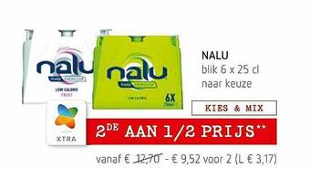 Spar Colruyt Nalu aanbieding