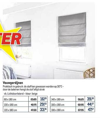 Vouwgordijnen