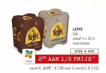 Spar Colruyt Leffe Blik aanbieding