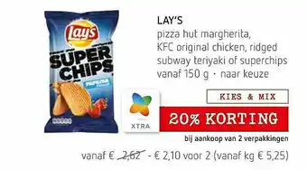 Spar Colruyt Lay's Superchips aanbieding