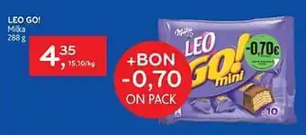 Alvo Leo go! milka 288 g aanbieding