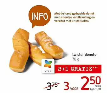 Spar Colruyt Twister Donuts aanbieding