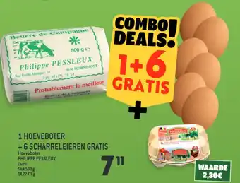 Philippe Pessleux 1 Hoeveboter + 6 Scharreleieren Gratis
