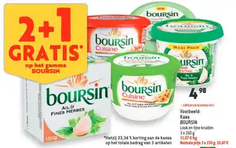 Louis Delhaize Boursin Kaas aanbieding
