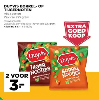 Jumbo Duyvis Borrel- of Tijgernoten aanbieding
