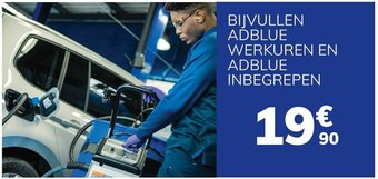 Bijvullen Adblue Werkuren en Adblue Inbegrepen