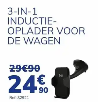 3-in-1 Inductie Oplader Voor De Wagen
