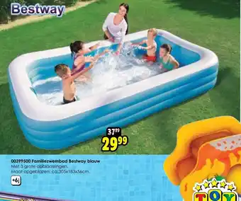 ToyChamp 00399500 Familiezwembad Bestway blauw aanbieding