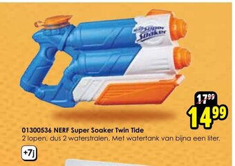 ToyChamp 01300536 NERF Super Soaker Twin Tide aanbieding