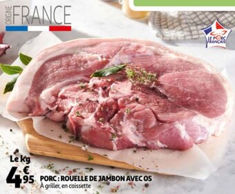 Auchan Porc: Rouelle De Jambon Avec Os aanbieding
