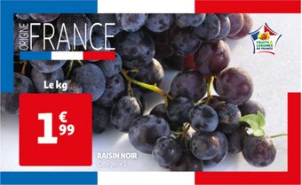 Auchan Raisin Noir aanbieding