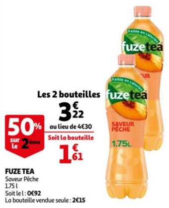 Auchan Fuze Tea aanbieding