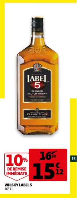 Whisky Label 5