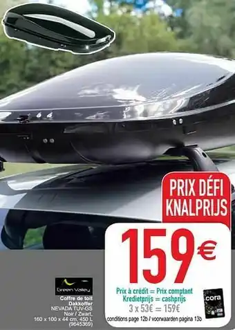 Coffre de toit dakkoffer nevada tuv-gs