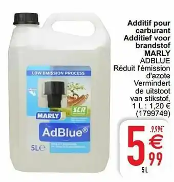 Additif pour carburant additief voor brandstof marly adblue