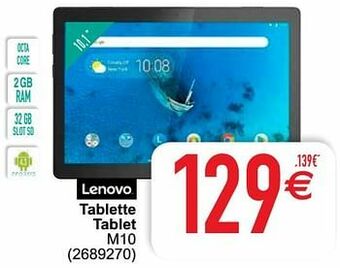 Lenovo tablette tablet m10