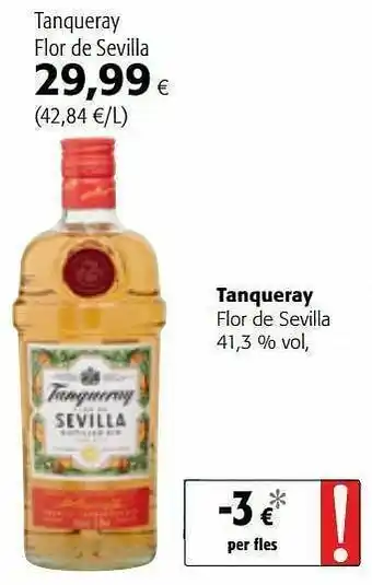 Colruyt Tanqueray flor de sevilla aanbieding