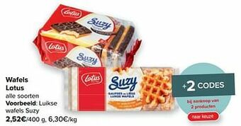 Lotus luikse wafels suzy