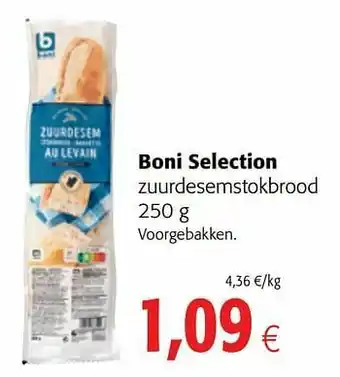 Colruyt Boni selection zuurdesemstokbrood aanbieding