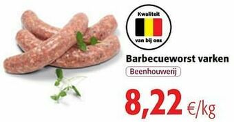 Colruyt Barbecueworst varken aanbieding