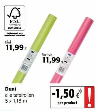 Duni alle tafelrollen