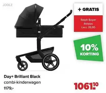 Day+ brilliant black combi-kinderwagen