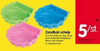 Zandbak schelp