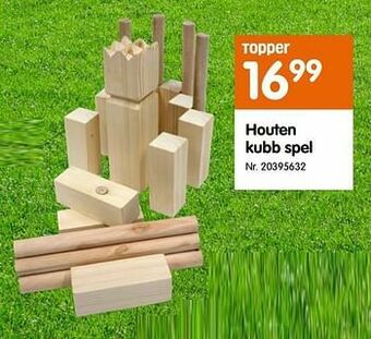 Fun Houten kubb spel aanbieding