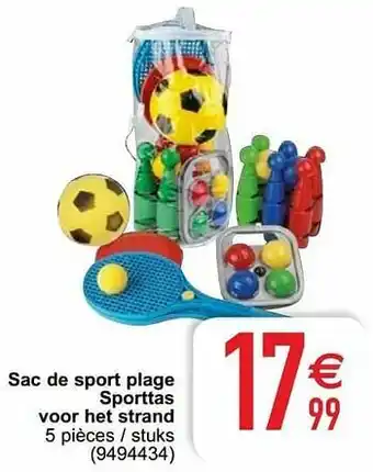 Sac de sport plage sporttas voor het strand
