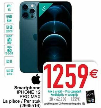 Apple smartphone iphone 12 pro max