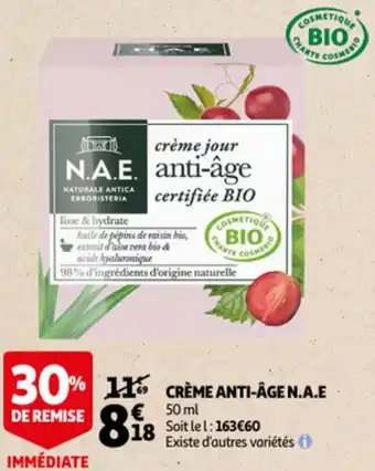 Auchan N.A.E Creme Anti-age aanbieding