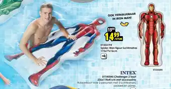 01533194 Spider-Man figuur luchtmatras 173x77x16cm